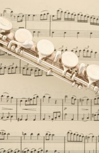 Flute and Musical Notation