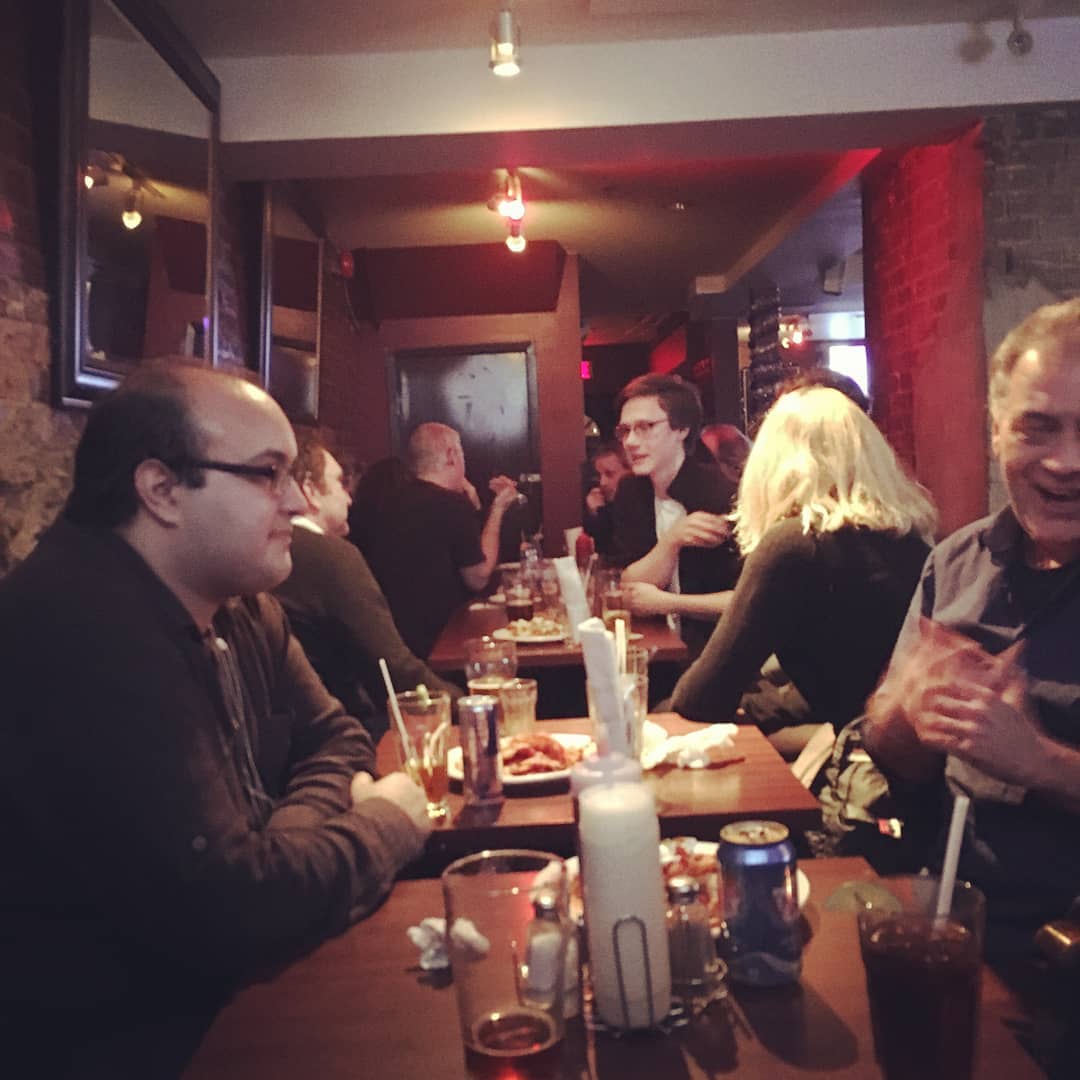 A picture from SCGC’s Holiday Party in Montreal at Brutopia